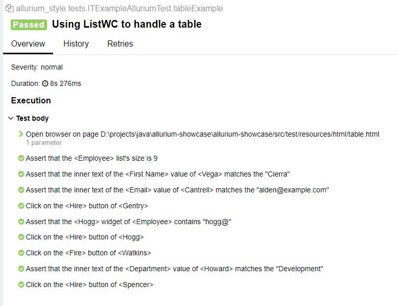 Element Name Wrapping in the Report